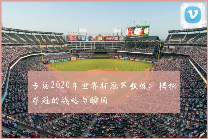 专访2020年世界杯冠军教练:揭秘夺冠的战略与瞬间