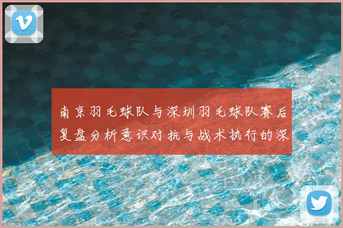 南京羽毛球队与深圳羽毛球队赛后复盘分析意识对抗与战术执行的深度探讨