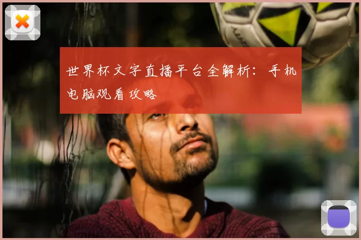 世界杯文字直播平台全解析：手机电脑观看攻略