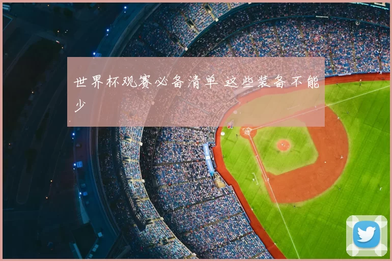 世界杯观赛必备清单 这些装备不能少